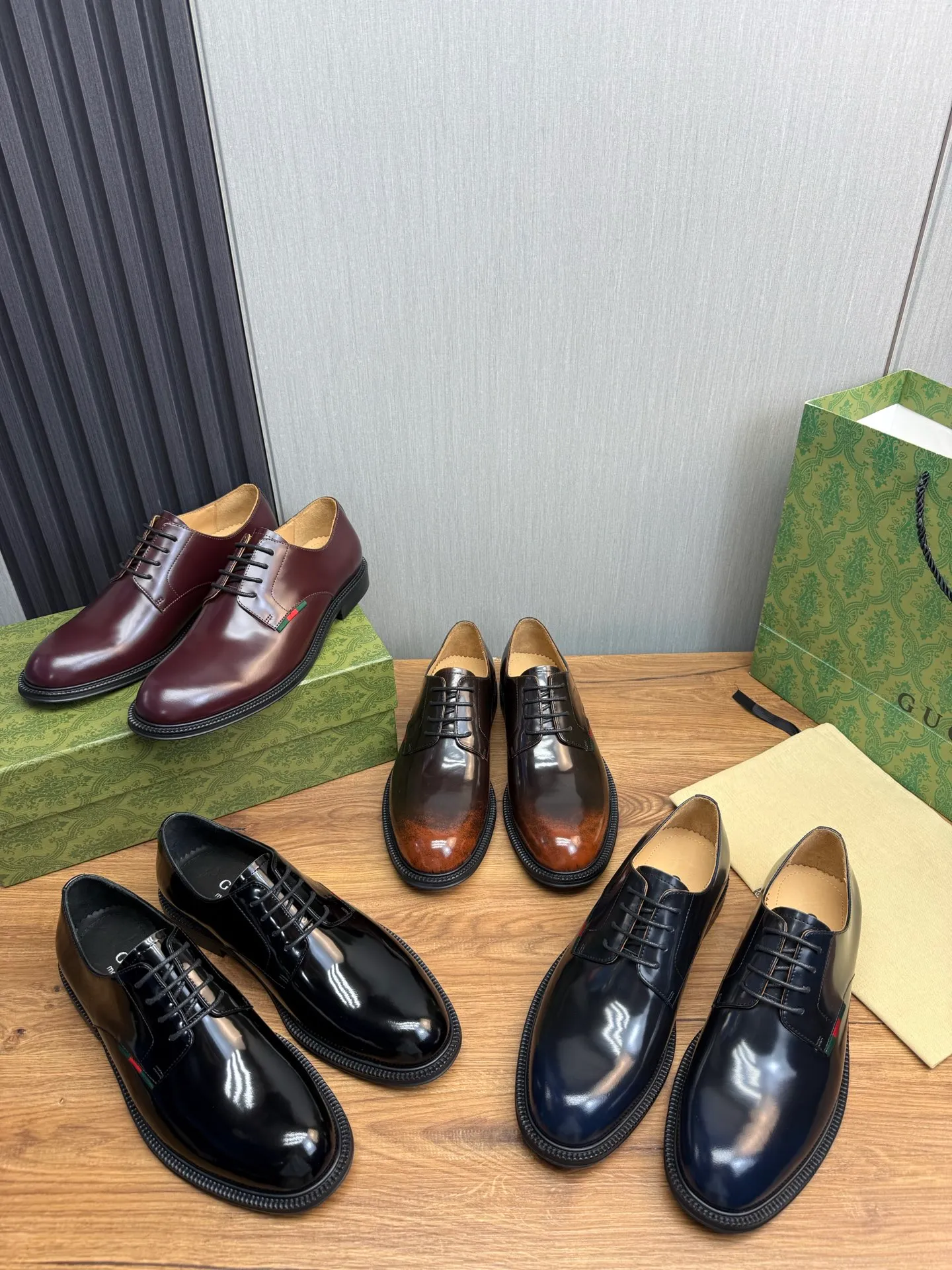 Factory price 520💰 ＧＵＣＩＩ Men's business casual leather shoes, luxurious and noble👞All imported original brand leather, just to create a more comfortable wearing experience, upper: original cowhide ➕Imported full cow lining, original outsole ✔️36-45 (45 non-returnable)